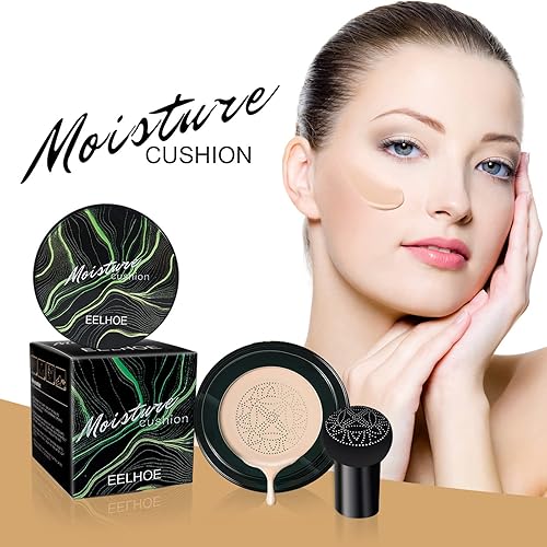 Miniatura 6 de Mushroom Head Air Cushion CC Cream Foundation, hidratante BB Cream Maquillaje Corrector mate de larga duración (Natural)