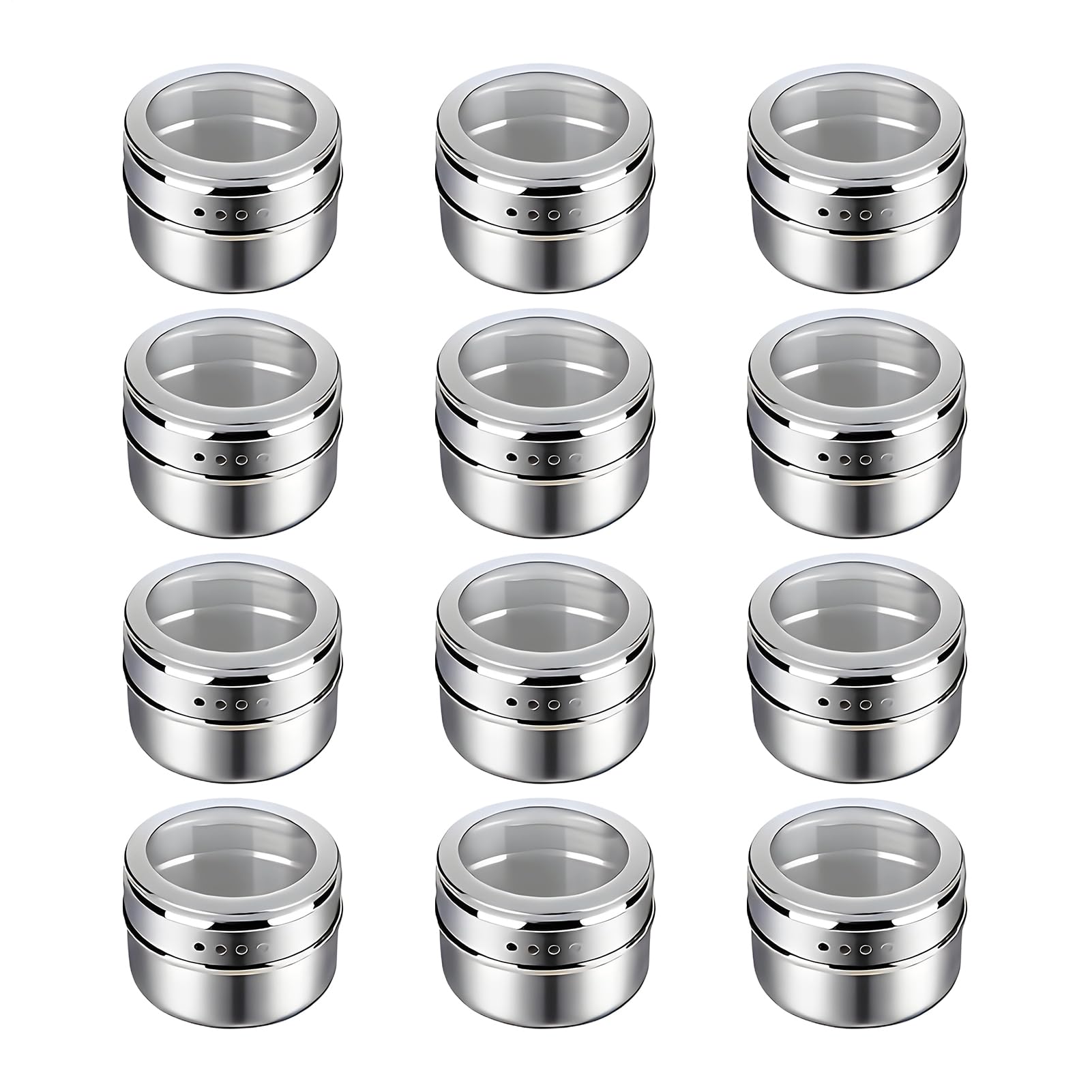 Bouteilles à épices et bocaux de rangement transparents pour organiser votre cuisine moderne