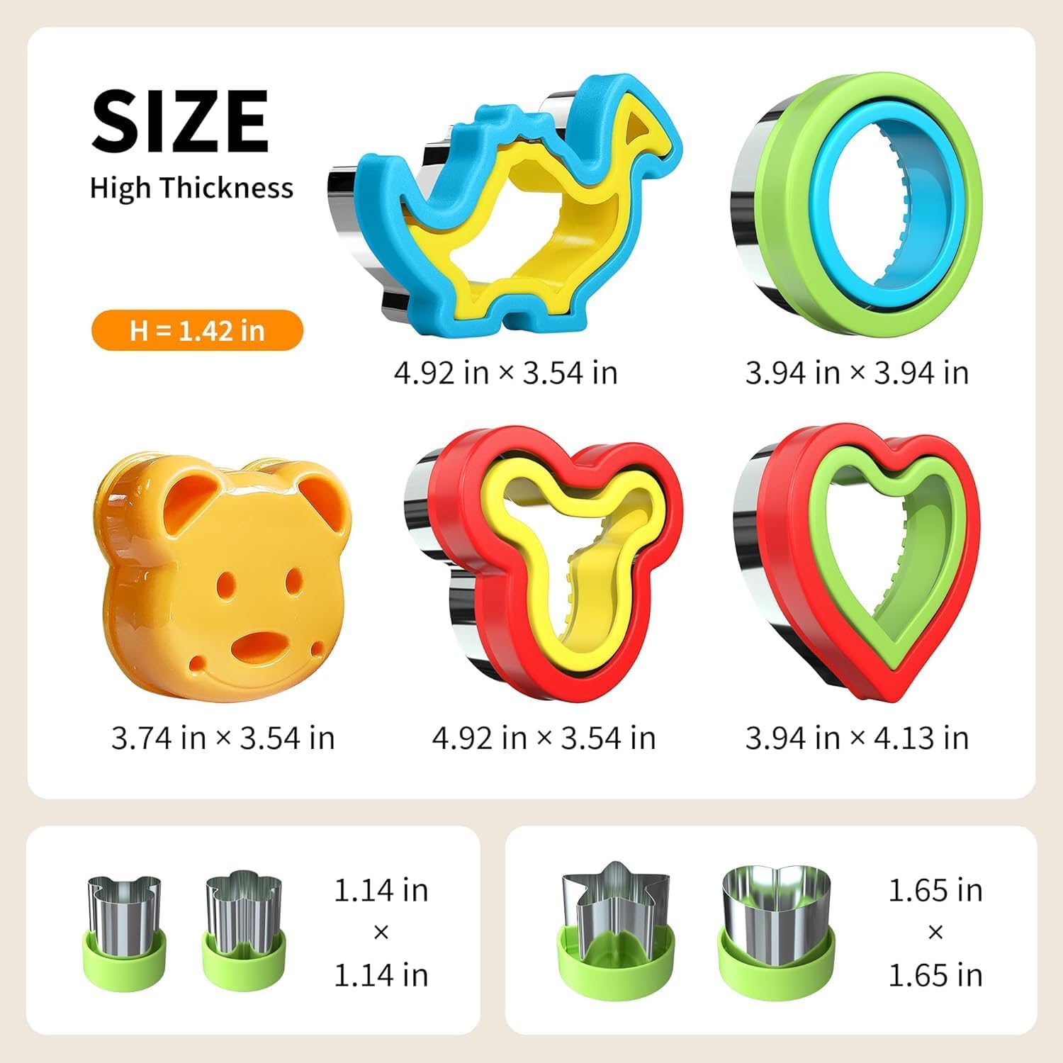 Sandwich Cutter & Sealer 5 pcs