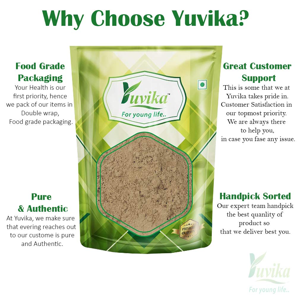 Yuvika Mulethi Powder - Glycyrrhiza Glabra - Yashtimadhu - Jeshthamadha - Licorice Root 100 Grams - Image 3 thumbnail