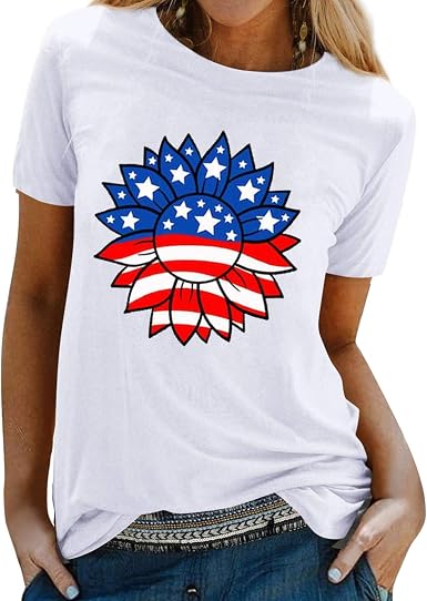Shirt Cute Short Sleeve Graphic Tops 