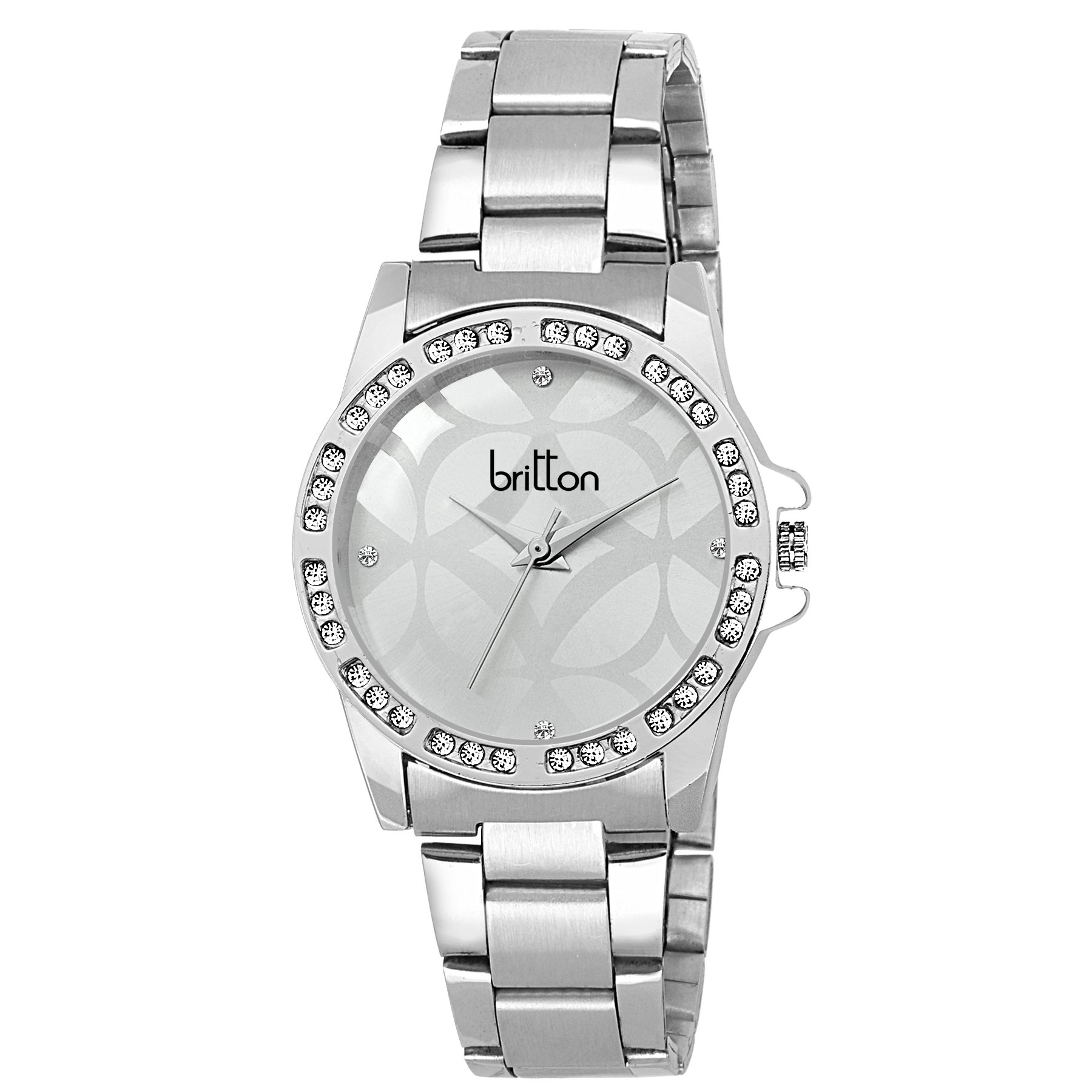BRITTON Analog White Dial Womens Watch - BR-LR043-WHT-CH (B073VMQZX3) Amazon Price History, Amazon Price Tracker