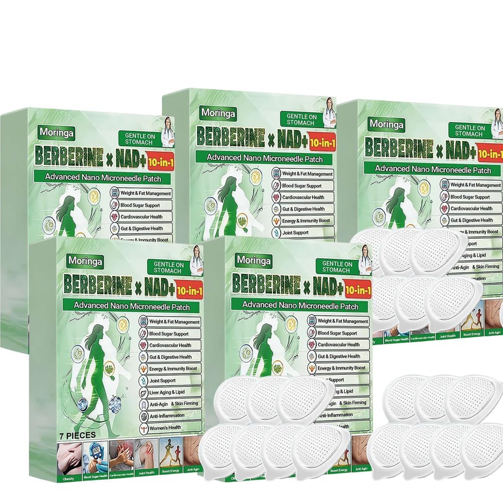 Parche de Microagujas Nano Avanzado de Moringa 10 en 1,nuevo parche de microagujas,berberina para adelgazar, parches de metabalance profesional para hombres y mujeres (28pcs) — view 8