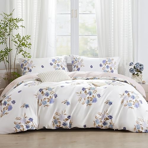 SAPHREAS Juego de funda de edredón de 4 piezas a cuadros gris oscuro con sábana bajera tamaño Queen para hombres y niños, juego de ropa de cama de