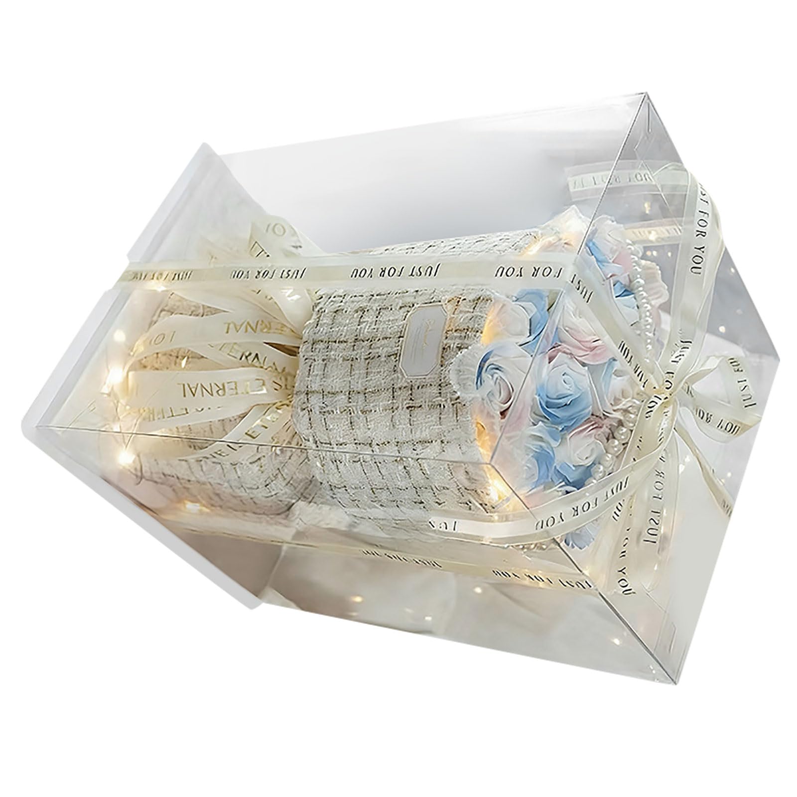 OSNIYAW Fragrant Soap Roses Bouquets Centerpiece for Home Anniversary Decoration Soap Flower Arrangement