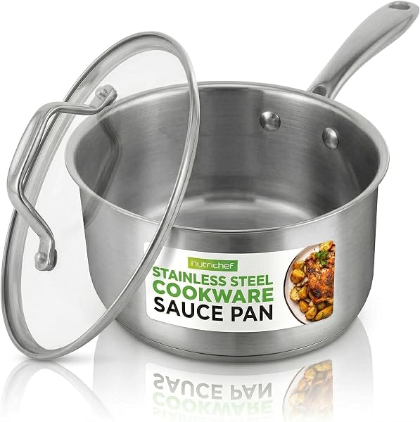 NutriChef multiple sizes Stainless Steel Stock Pots