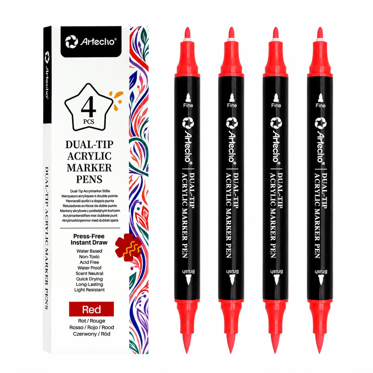 Artecho Acrylic Paint Markers - 72 Colors -14