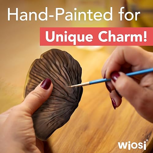 Miniatura 4 de Wiosi Estantes flotantes de 5 piezas con forma de hongo de pavo para decorar la pared Estantes para pared de habitación Estantes flotantes