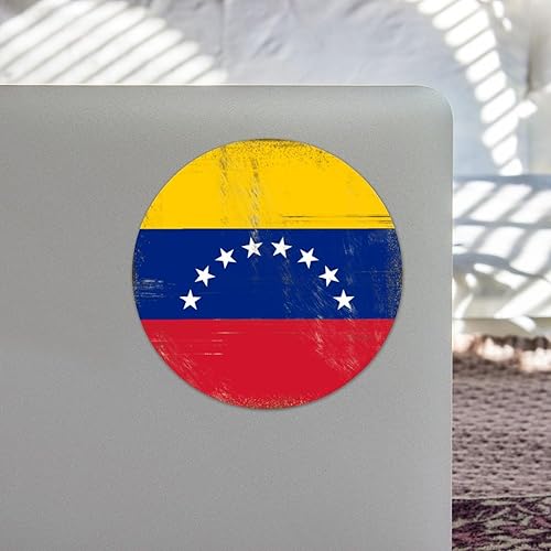 Miniatura 6 de Calcomanías de vinilo con la bandera de Venezuela, calcomanías de orgullo nacional, calcomanías de regalo patriótico, calcomanías de vinilo Kawaii