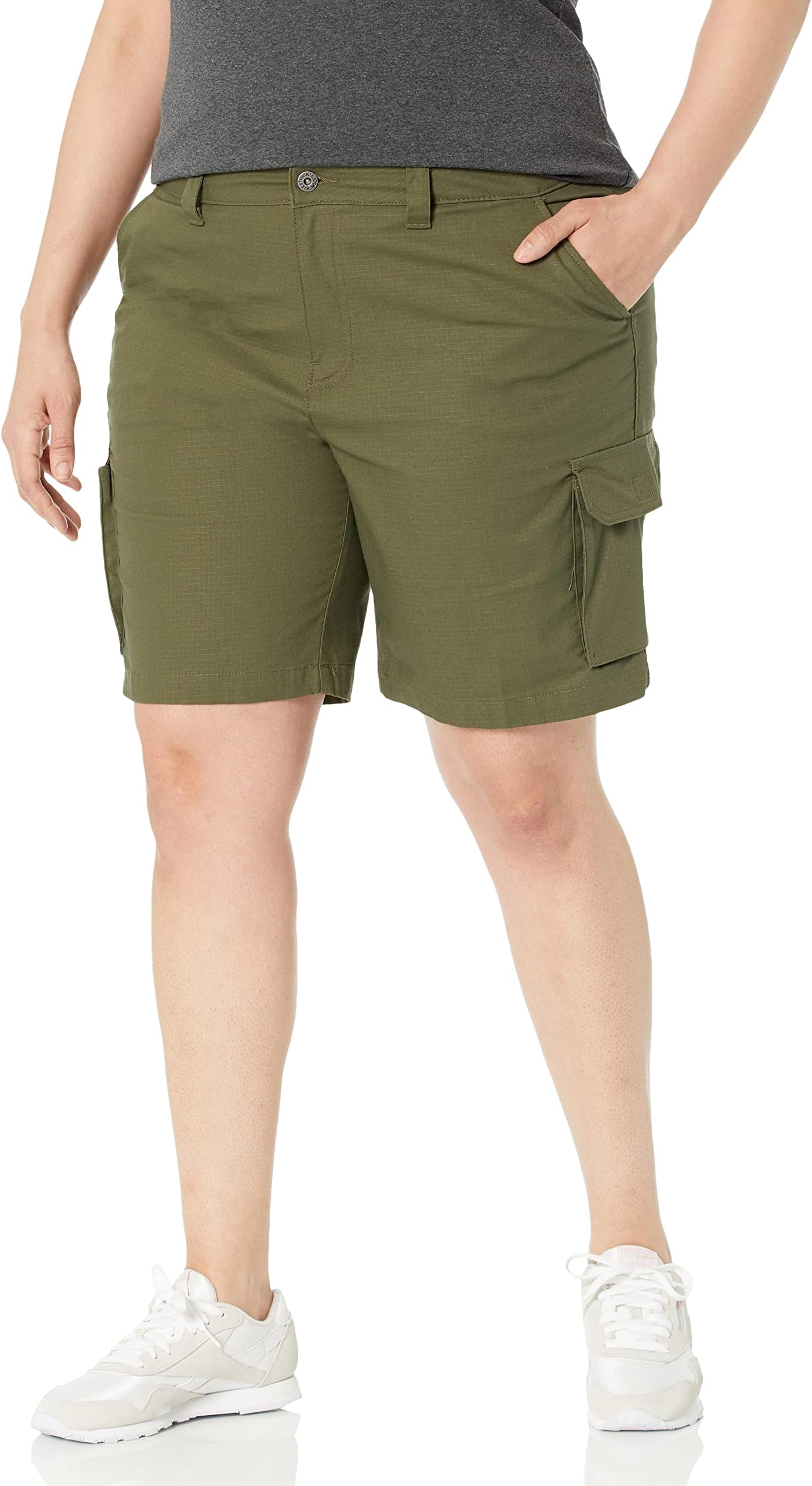 Dickies Womens Plus Ripstop Cargo Shorts
