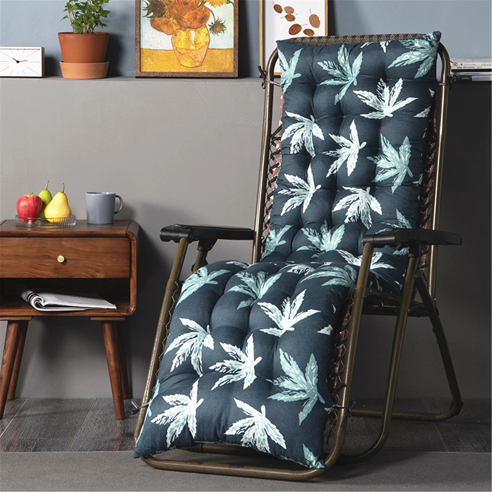 Coussin bain de soleil confortable et doux - Matelas de jardin épais antidérapant