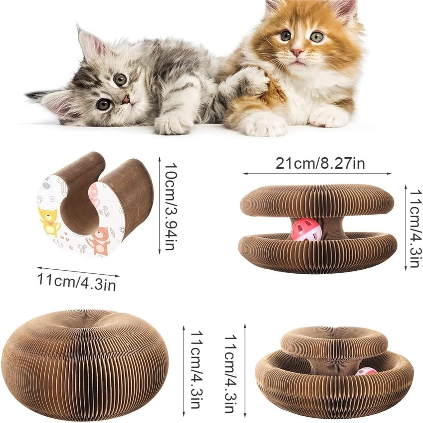 Transformeerbaar Kitty Kurlz kattenspeelgoed Slijtvast Geen kruimels Transformeerbaar Kitty Kurlz kattenspeelgoed Slijtvast Geen kruimels