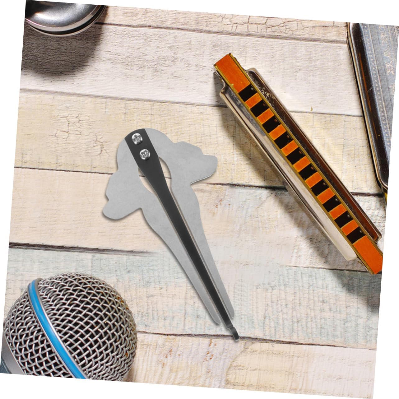 2pcs Metal Jaw Harp Musical Instrument for Adults Portable Russian Mouth Harp Easy to Play Music Tool