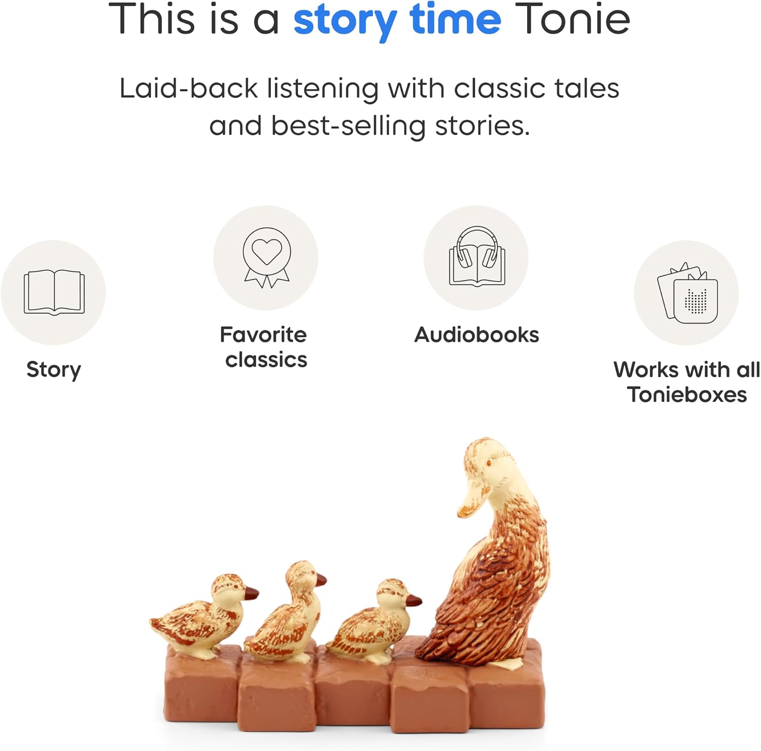 Tonies Make Way for Ducklings and Other Stories Audio Toy Figurine from Robert McCloskey