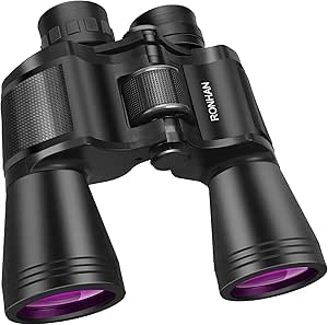 Binoculars for Adults High Powered with Low Light Vision, 20 x 50 Compact Military HD Binoculars for Bird Watching Travel Hunting Cruise Outdoor Sports with Carrying Case & Strap asin的图片