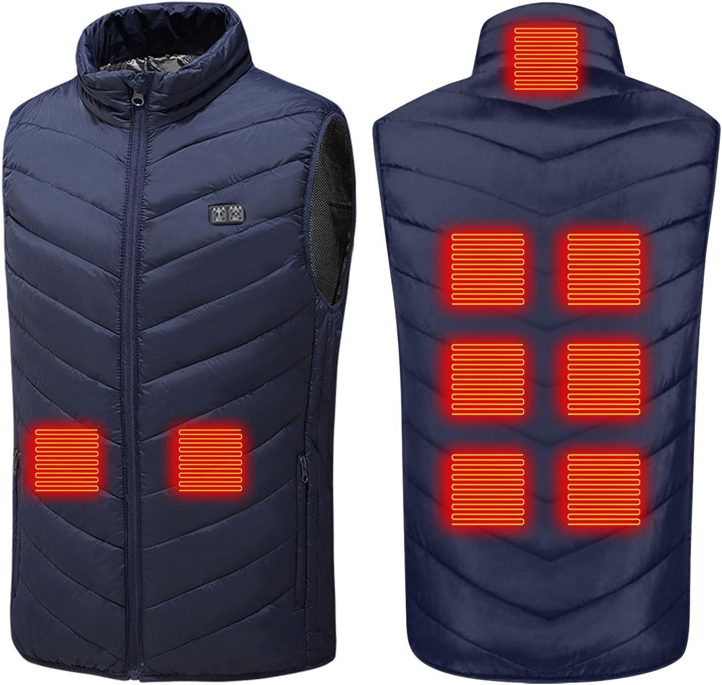 Heated Vest for Women and Men Winter Thermal Warm Vests,No Battery Pack Lightweight Outdoor Work Heating Jacket Coat