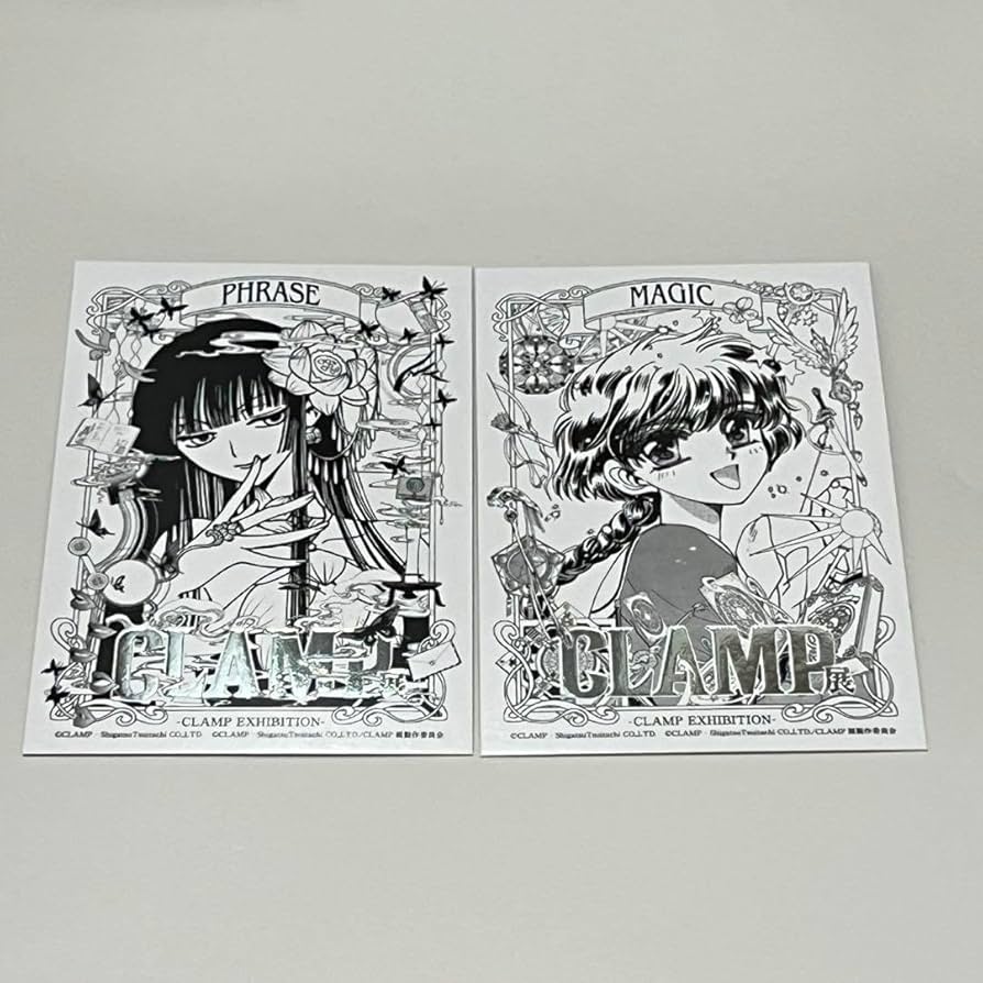 CLAMP展　チケットホルダー　ステッカー　レプリカチケット CLAMP展 チケットホルダー ステッカー レプリカチケット CLAMP展