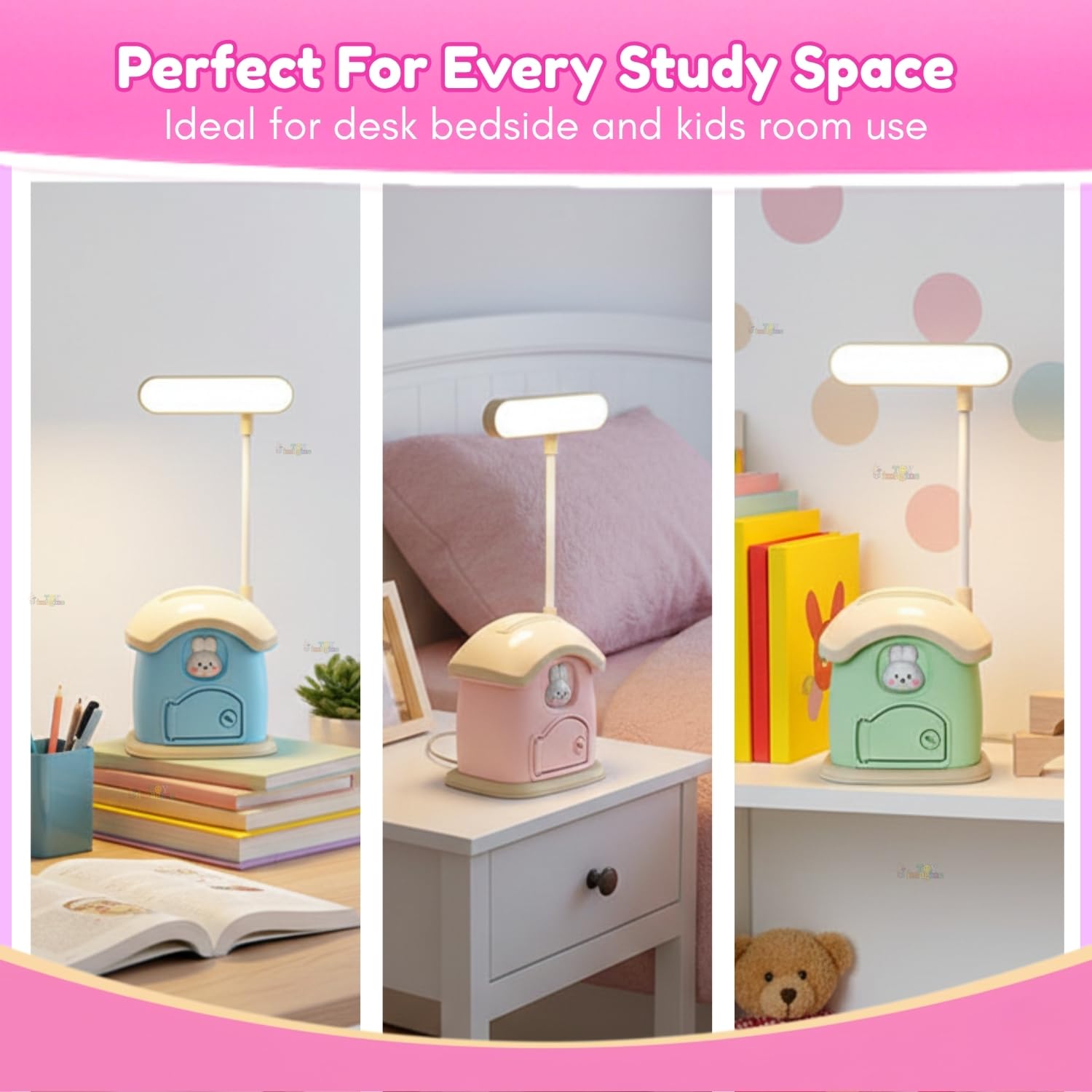 Toy Imagine 3-in-1 Desk Lamp - Piggy Bank & Pen Holder -7 Toy Imagine 3-in-1 Desk Lamp - Piggy Bank & Pen Holder -7