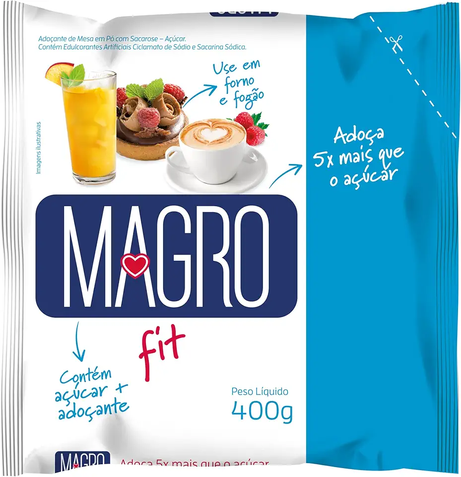 Açúcar Magro Fit 400g