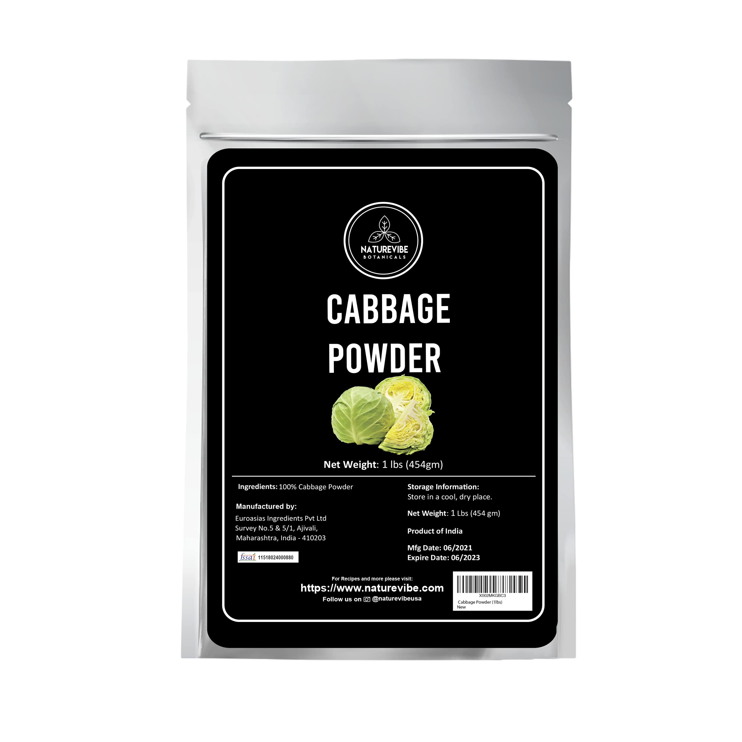 Organic Cabbage Powder (1lbs)