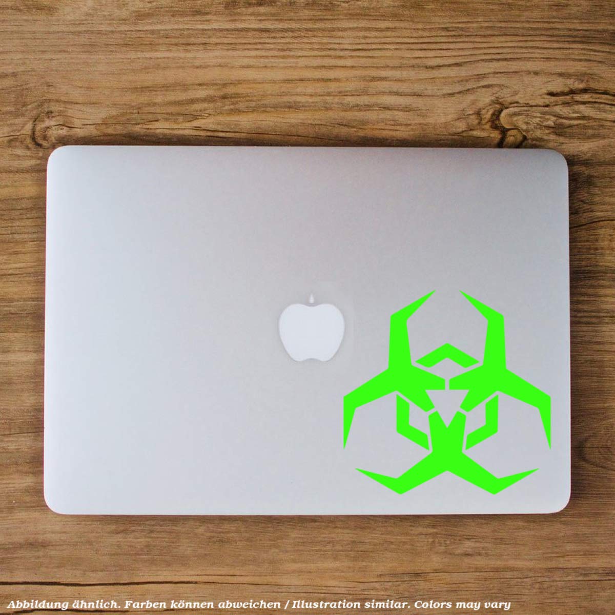 Decus Malware Biohazard XL 0191 (Neon Verde) // Adesivo OEM JDM Style Vinyl Transfer