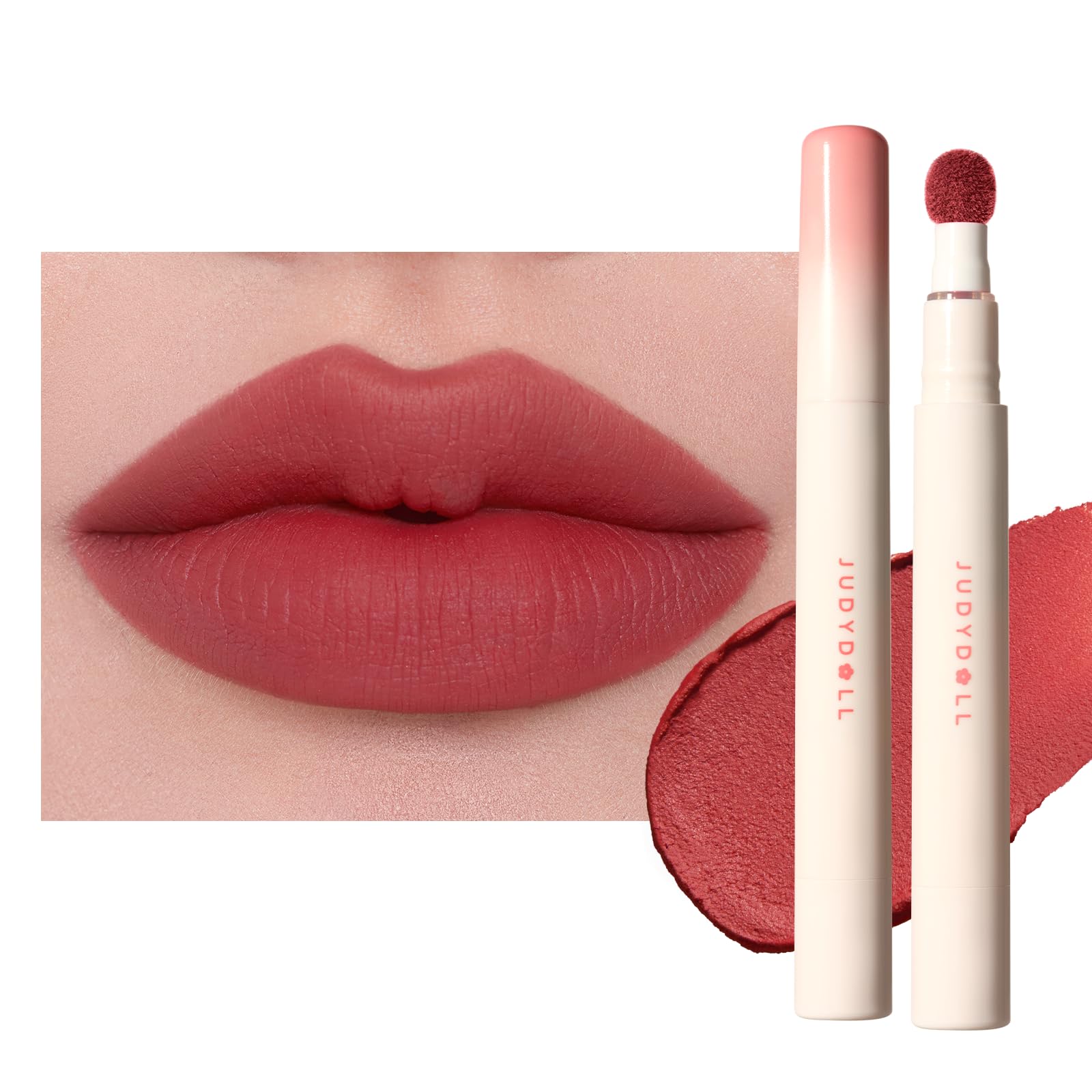 JUDYDOLL Lipstick for Women Red Matte Lipstick Long Lasting Lip Stain