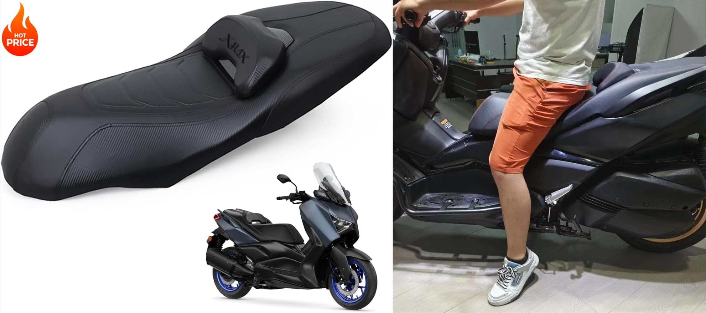 Amazon | LumoLightバイク ローダウン コンフォートシート XMAX 300