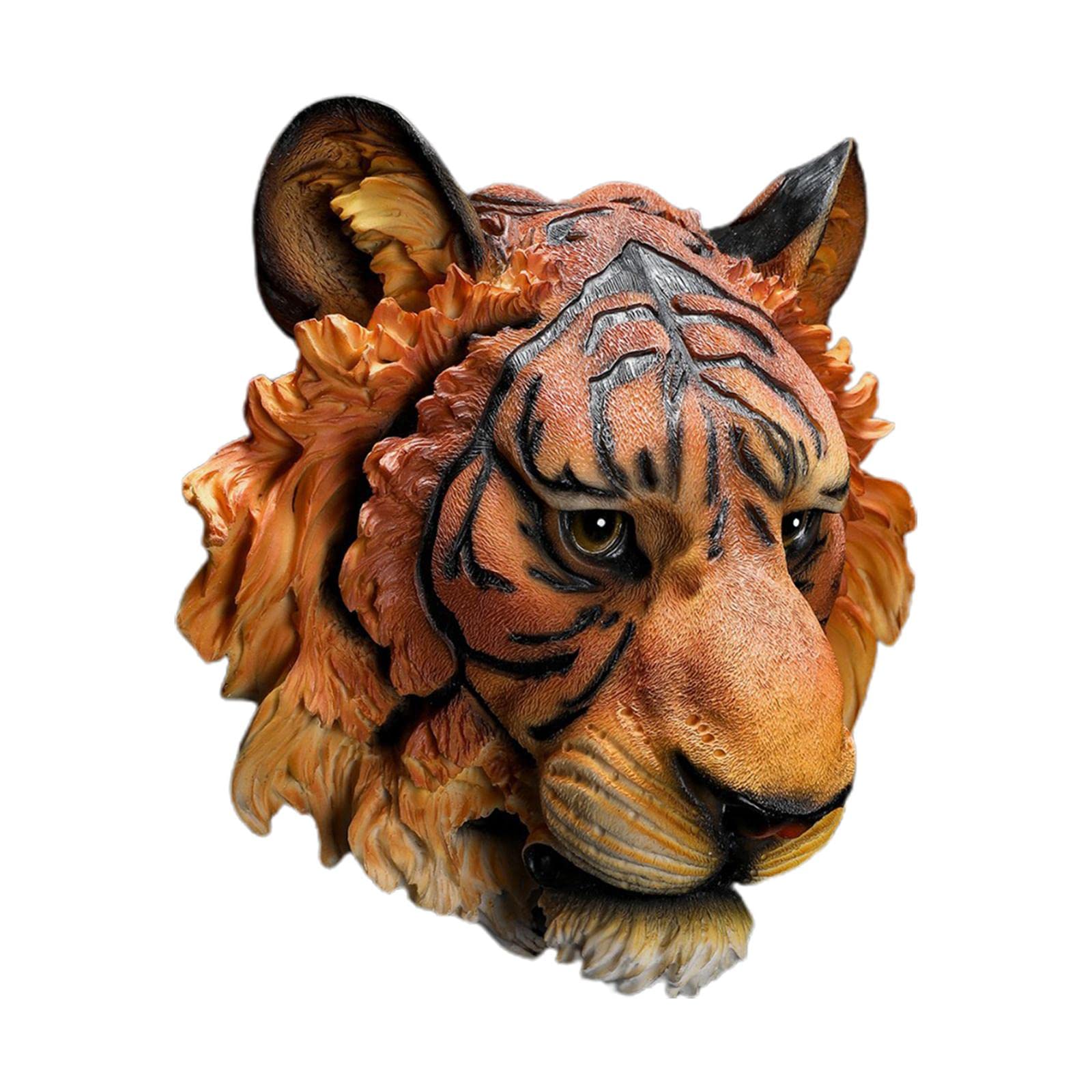 Esculturas de Cabezas de Animales para Decoración de Pared, Figuras Decorativas, Estatuas de Resina, Regalos para El Hogar Y El Dormitorio.
