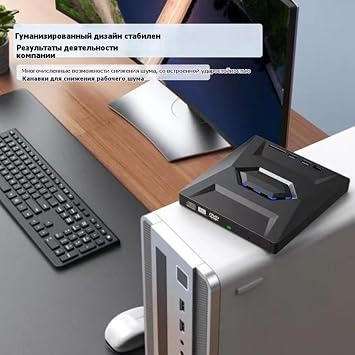Multi-Functional External Blu-Ray Drive Type-C Plug-and-Play Hub