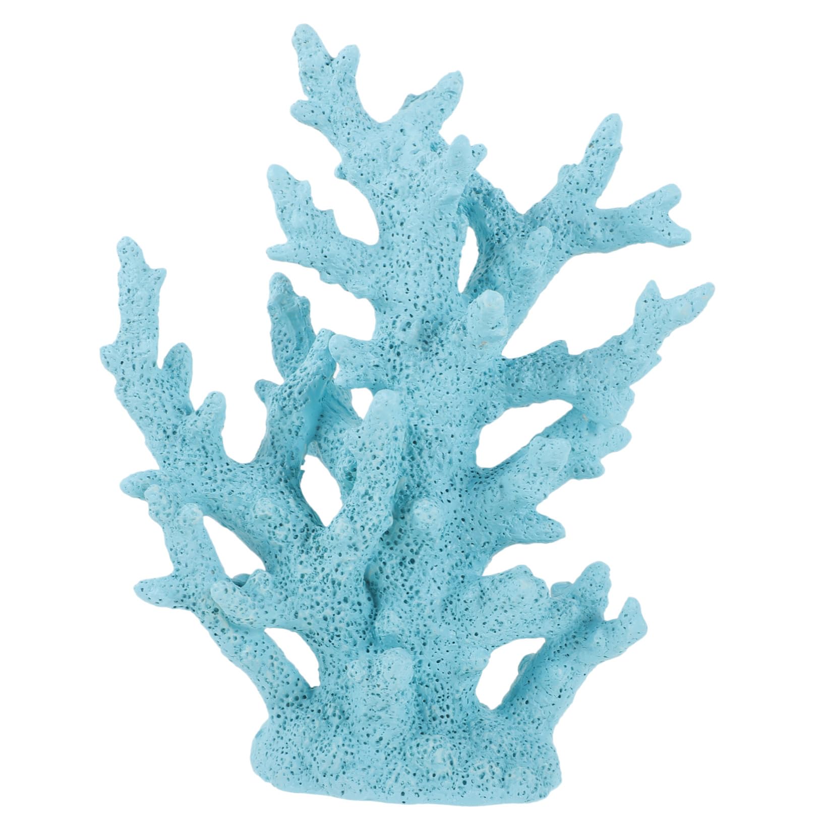 BESTonZON Décoration Aquarium Artificiel Bleu Résine Résistante Ornement Réaliste pour Poissons et Aménagement sous-Marin
