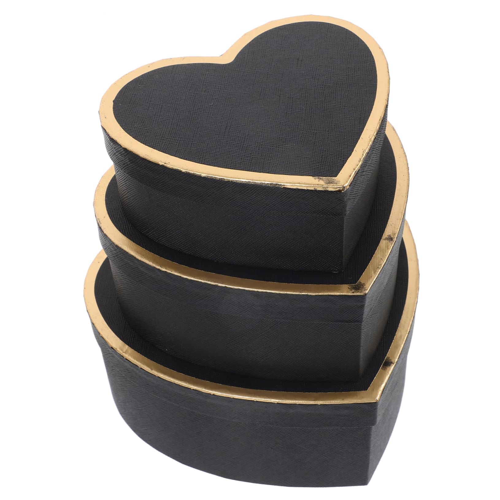 VALICLUD 9stücke Herzförmige Geschenkboxen Verpackung Für Valentinstag Hochzeiten Und Besondere Anlässe Für Süßigkeiten Schmuck Und Kleine Schwarz