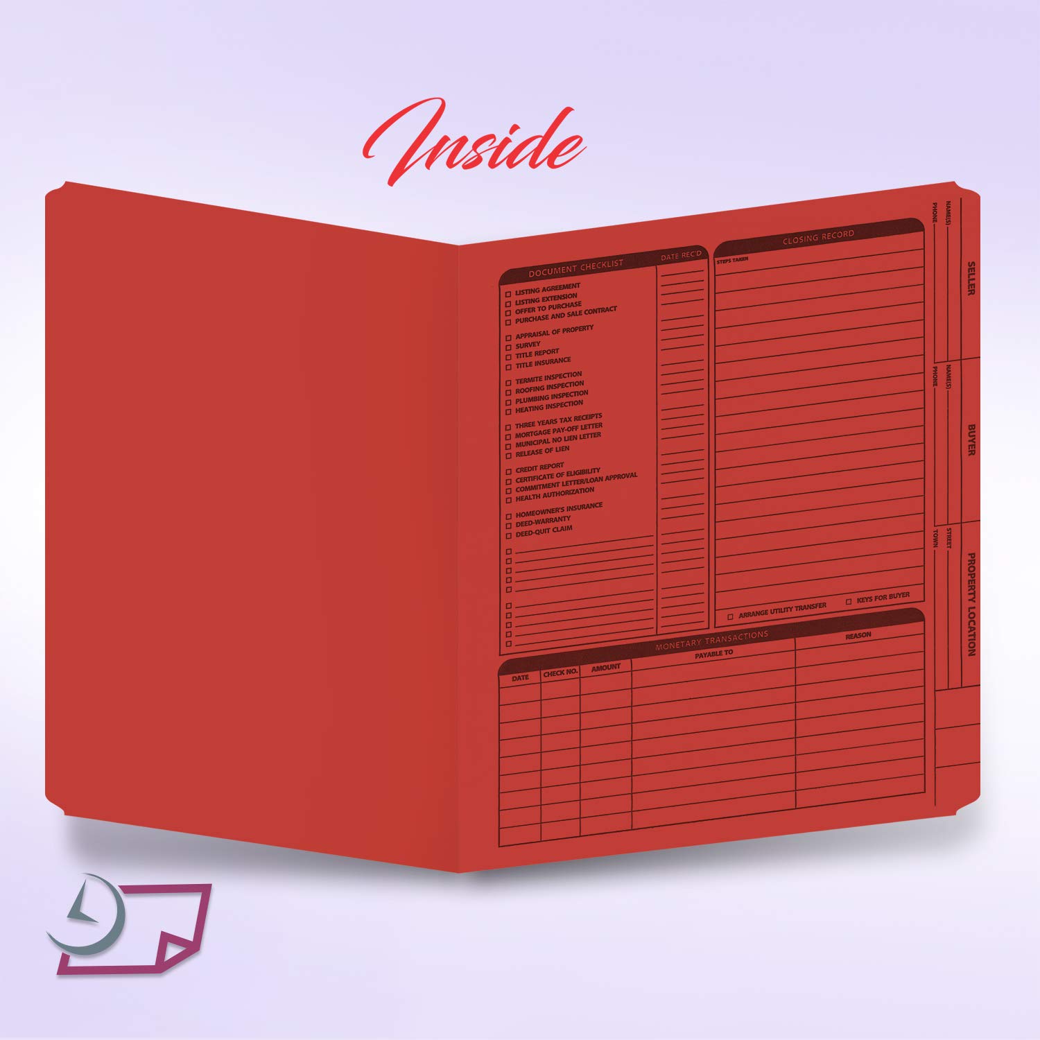 Snapklik.com : NextDayLabels - Real Estate Listing Folder - Right Panel ...