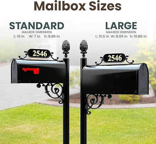 Miniatura 5 de Charleston sistema de buzón y poste