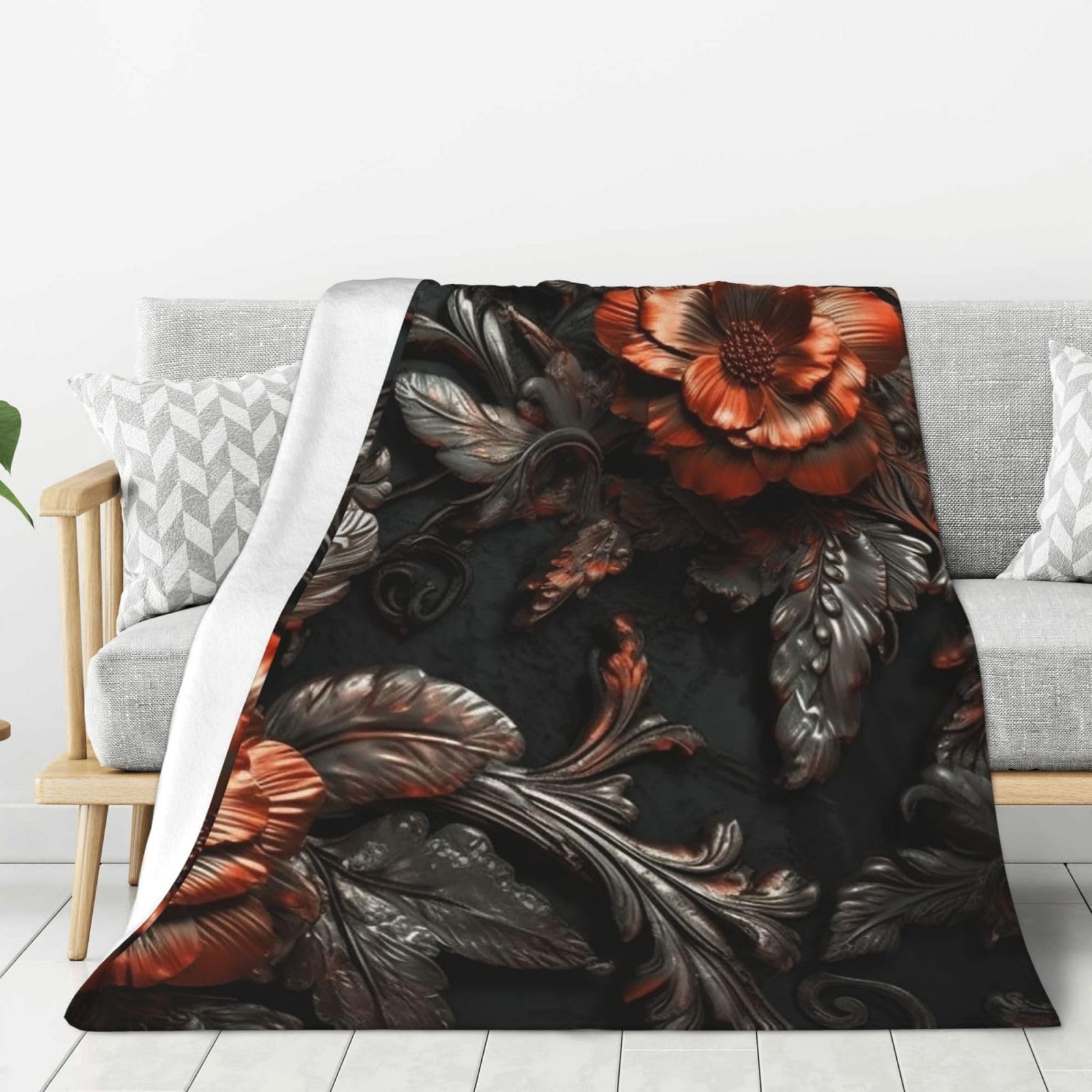 Couverture en flanelle douce légère et chaude pour lit et canapé