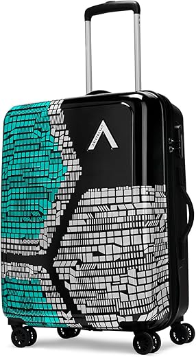 Aristocrat Bruce Check-in Trolley Bag 64cm | Medium | Hard Luggage | Smooth 8-Wheel Suitcase | Secure Combination Lock with Sturdy Zipper | Full…
