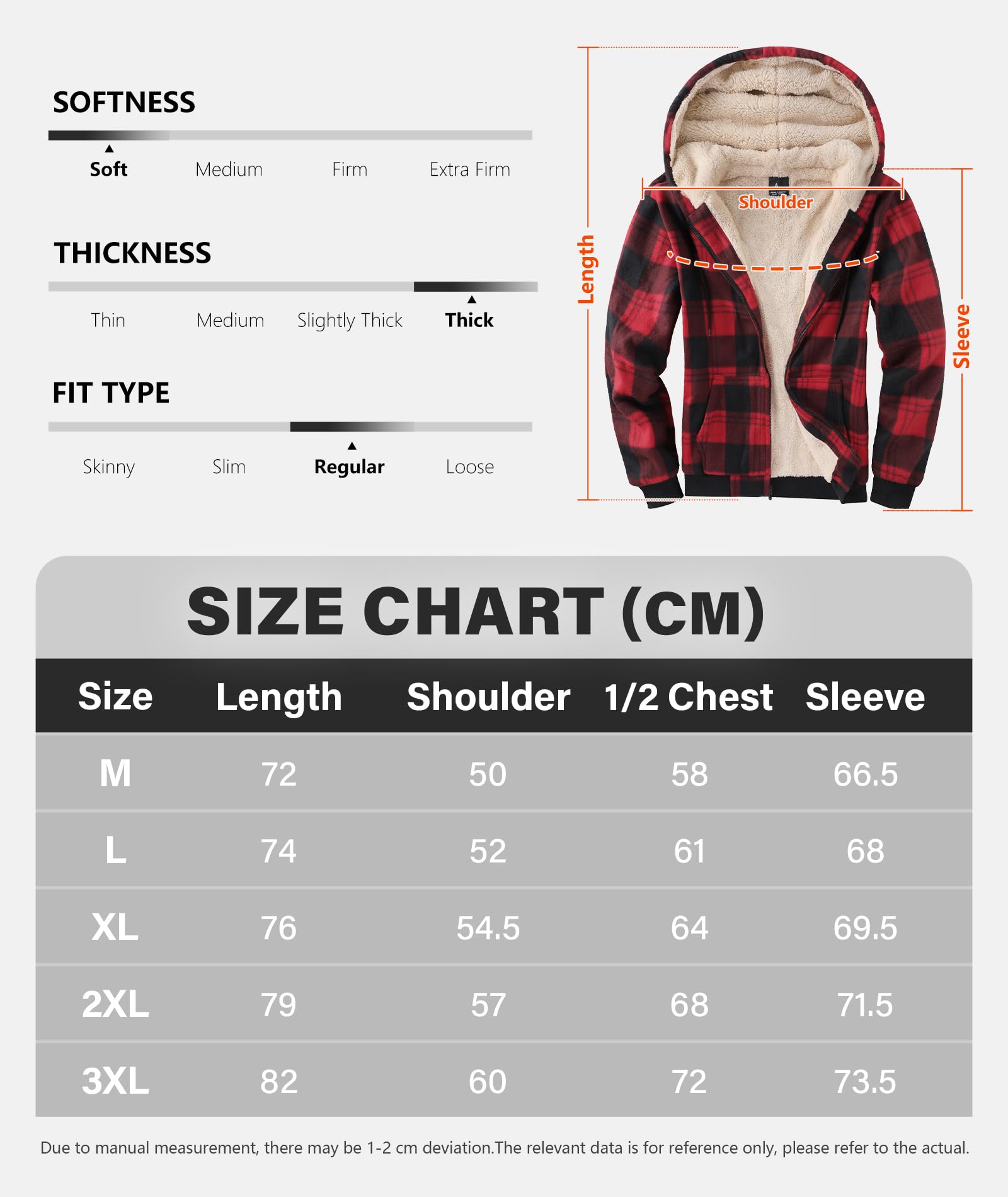 geeksport geeksport geeksport geeksport Felpa da Uomo con Cappuccio e Full Zip Fleece Hoodies for Men Sportive Inverno