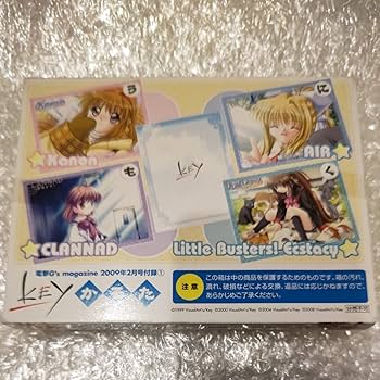 key 麻雀 Kanon AIR CLANNAD リトルバスターズ ！ 激レア！Key麻雀牌セット リトルバスターズ！CLANNAD AIR Kanon - メルカリ