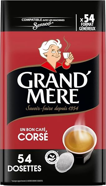 Grand Mère Café Corsé Compatibles senseo, 54 Dosettes - 1