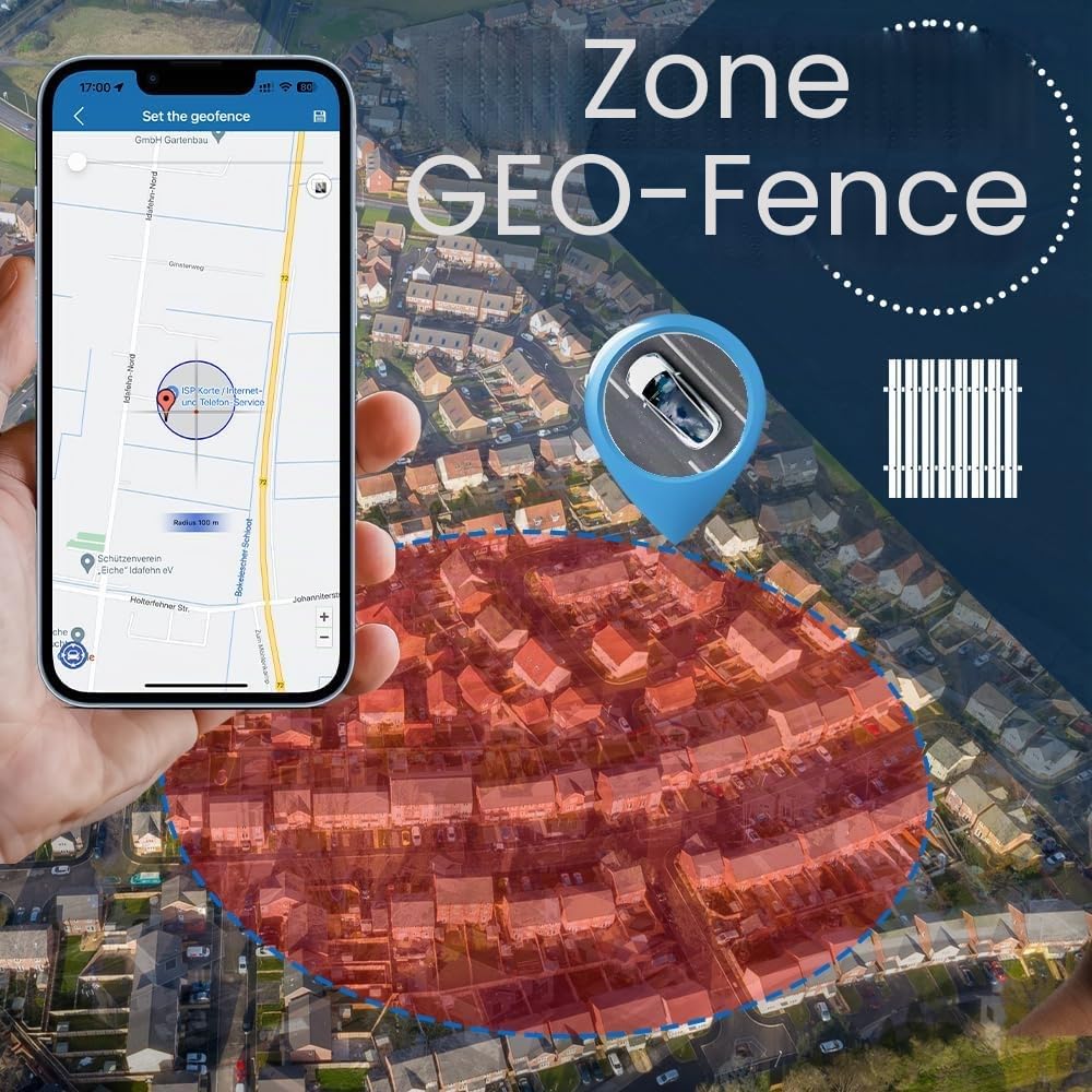 GPS Tracker per Auto,10000mAh Localizzatore GPS con Forte Magnete con APP Senza Abbonamento Posizionamento in Tempo Reale Dispositivo Antifurto per Veicolo Auto Moto Camion Tracker TK915