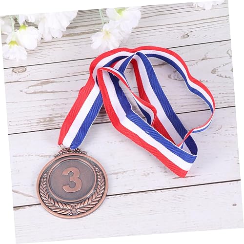 Miniatura 3 de GANAZONO 4 Pcs Soccer Training Poles Inflatable Banana Zinc Alloy Medals Soccer Agility Poles Award Medal Party