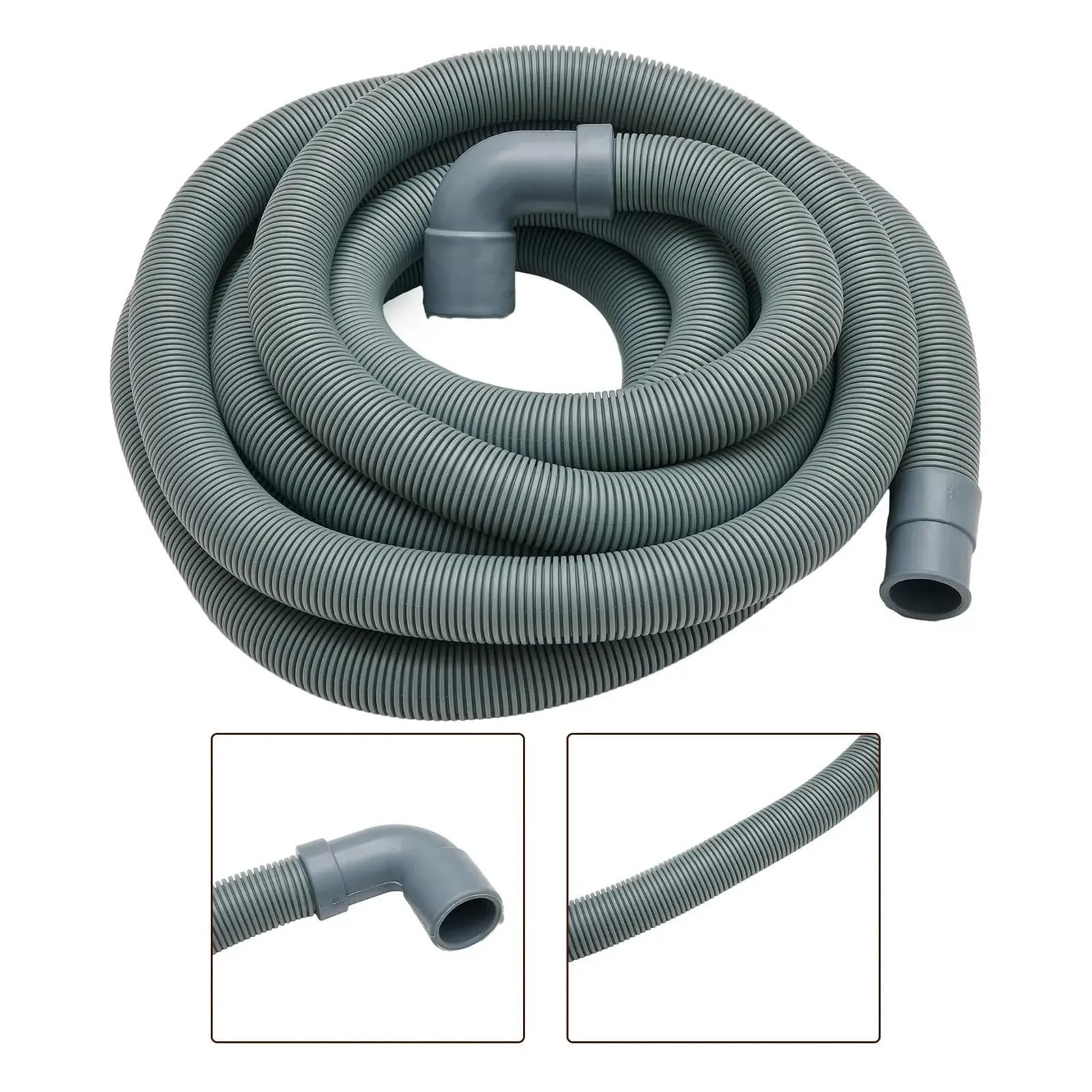 Manguera De Drenaje Extra Larga, Tubo De Desecho De 400cm/157,5 Pulgadas, Tubo De Extensión For Máquina De Incineración, Lavavajillas For Lavadora