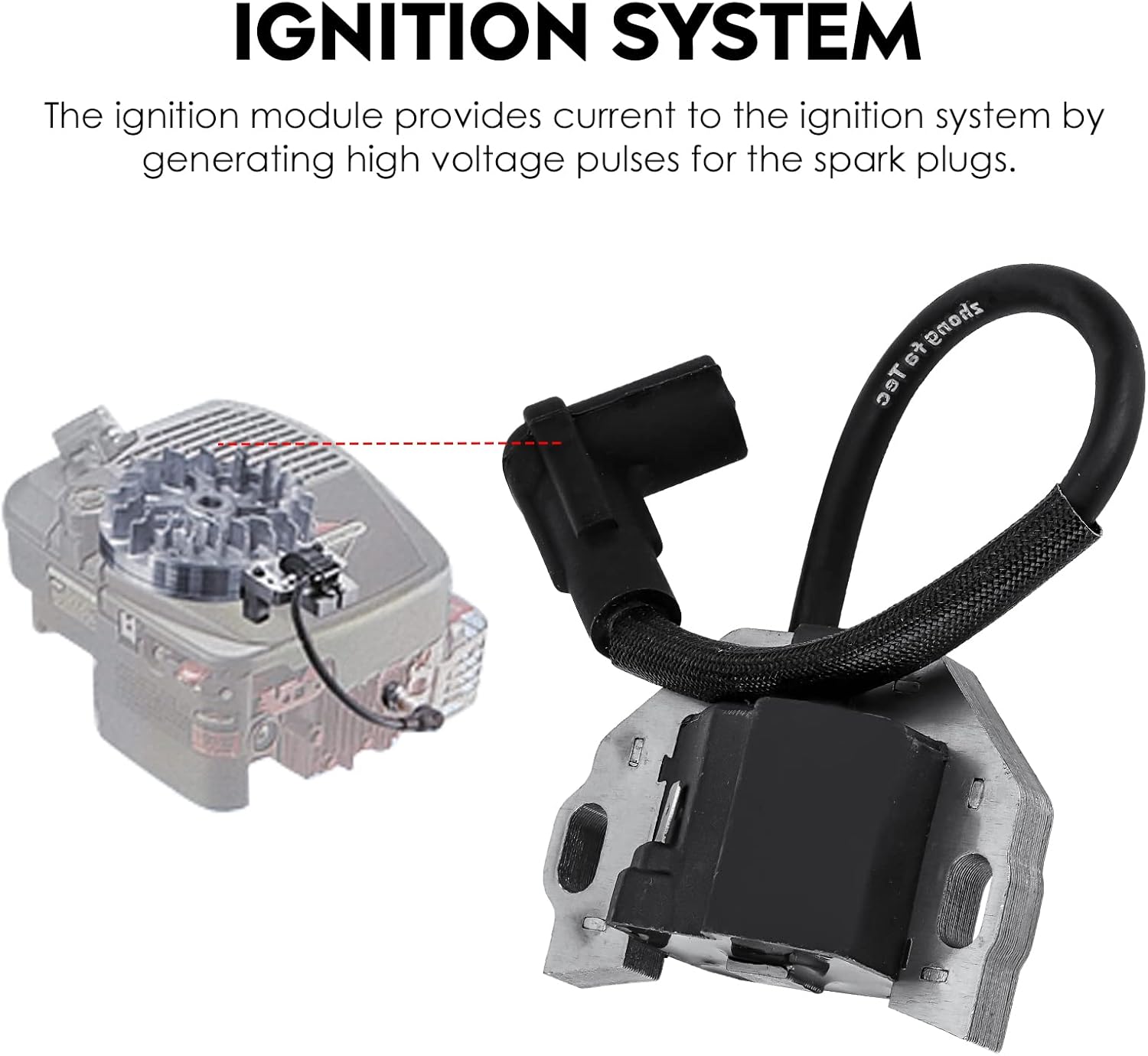 Ignition Coil 21171-0743 for Kawasaki FR FS FX Series Engines 730V 541V 600V 651V 691V 481V 541V 600V 481 Through 921V Lawn Mower 21171-0738, 21171-7047, 21171-0711, 21171-7042, 21171-7041