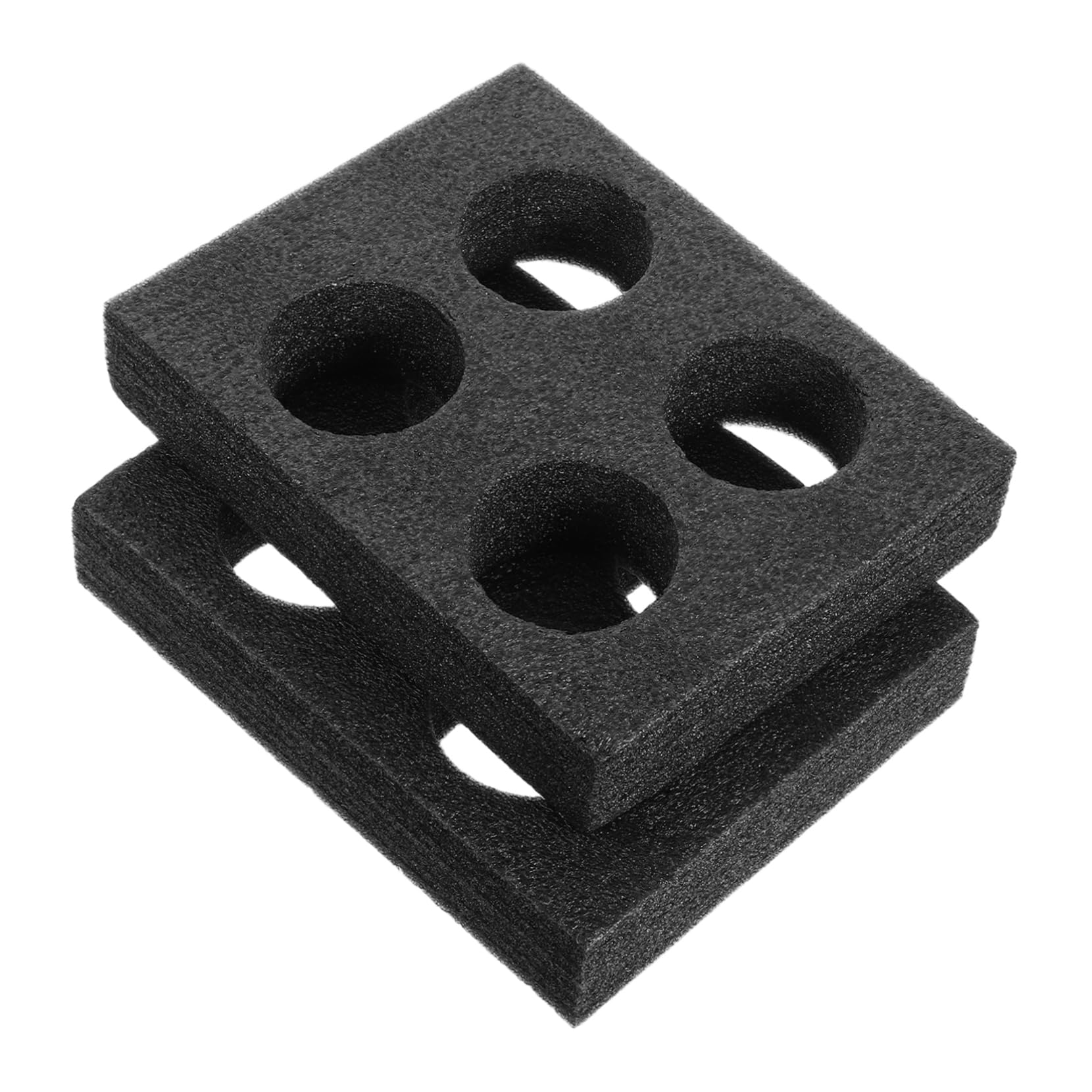 HAWILLOSCH Milk Tea Takeout Carrier 2pcs Cup Holder Foam 4 Cup Carrier Tray Shock Absorbing for Camping