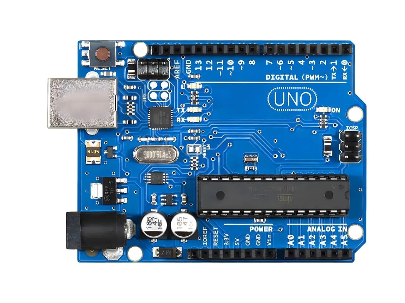 MatLogix UNO R3 Board DIP ATmega328 with Free USB Cable