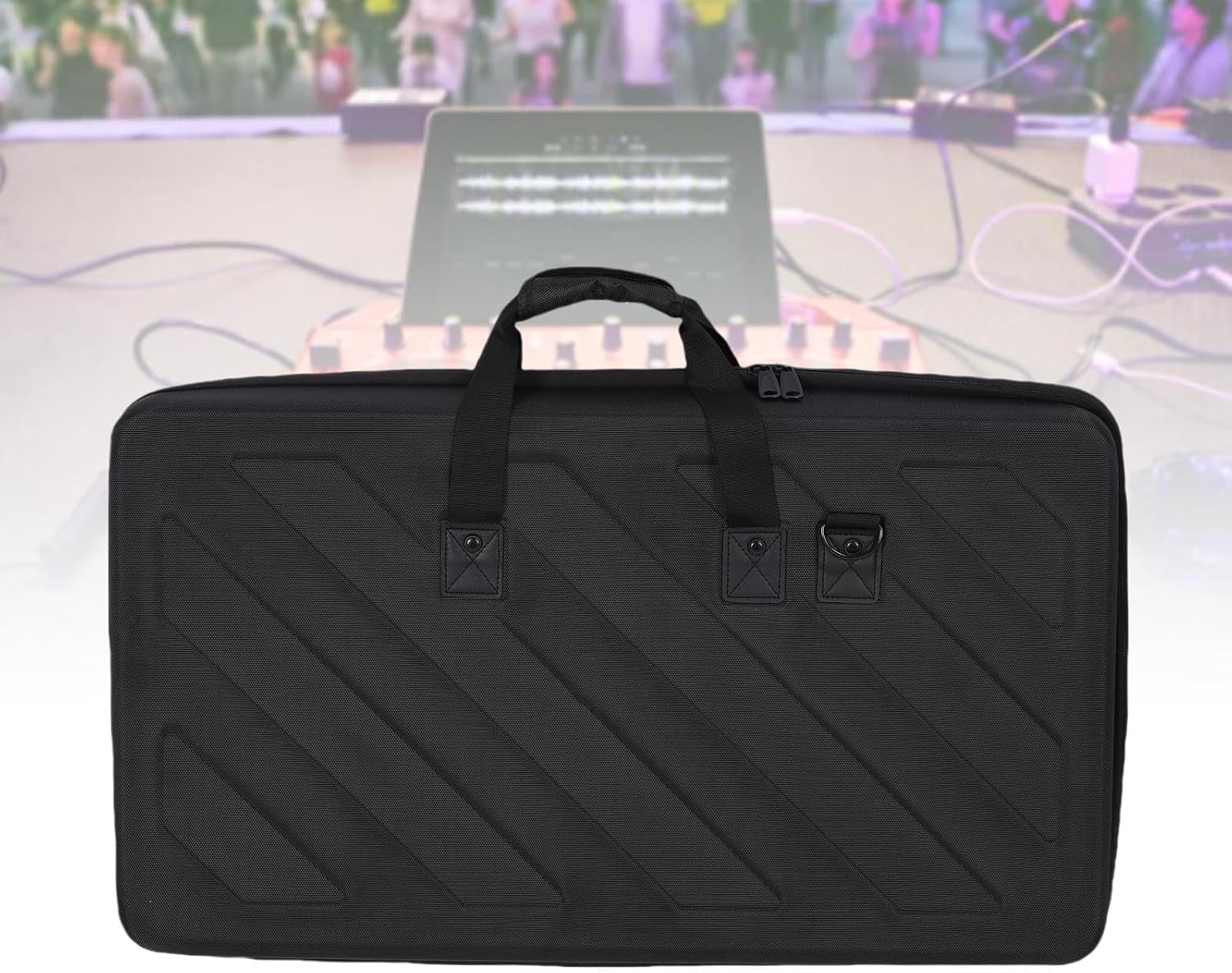 2 Channel DJ Controller Case, Portable DJ Storage Bag, Built in Cushioning Foam Case with Shoulder Strap, for DDJ 400 SB2 SB3 Controllers