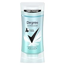 Degree UltraClear Antiperspirant Deodorant Black+White Anti White Marks and Yellow Stains Deodorant for Women 2.6 oz