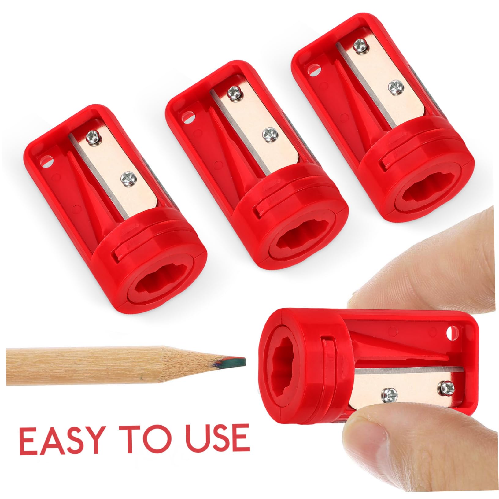 Temperamatite In Legno Di Faggio Naturale - Per Matite Fino A 8 Mm | Design Semplice Ed Ecologico - Foto 13