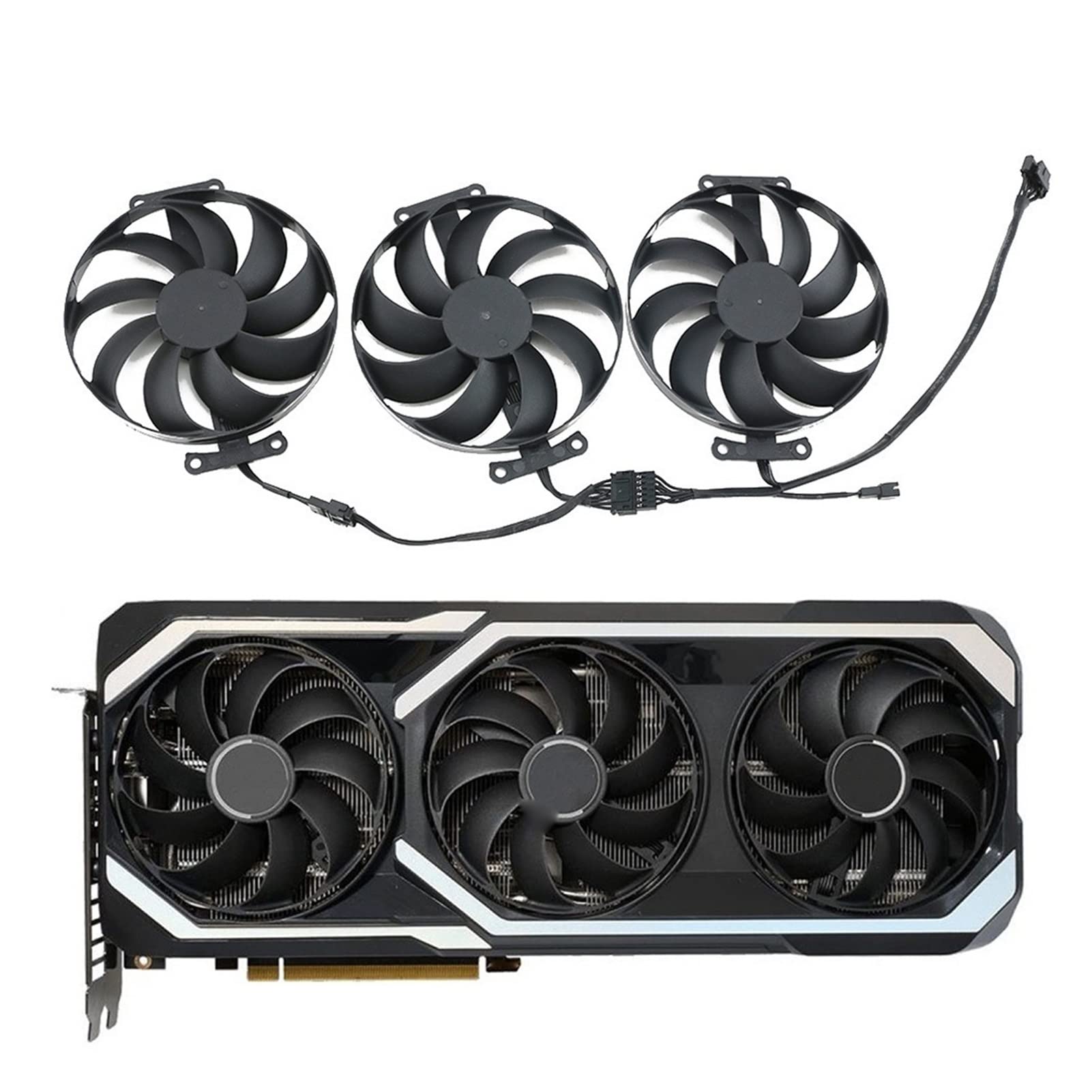 Amazon.co.jp: AGELUX CF9010U12Dグラフィックカードファンの交換 