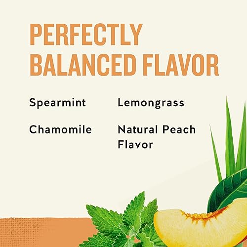 Miniatura 3 de Celestial Seasonings Sleepytime - Té de hierbas de melocotón, sin cafeína, caja de 20 bolsas de té, (paquete de 6)