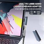 SinLoon USB C to 3.5mm Audio Adapter USB Type C to Aux Female Headphones Jack& 100W 2-in-1 PD Power Supply Adapter DAC Type C Headphone Adapter for USB-C Devices Without 3.5mm Interface
